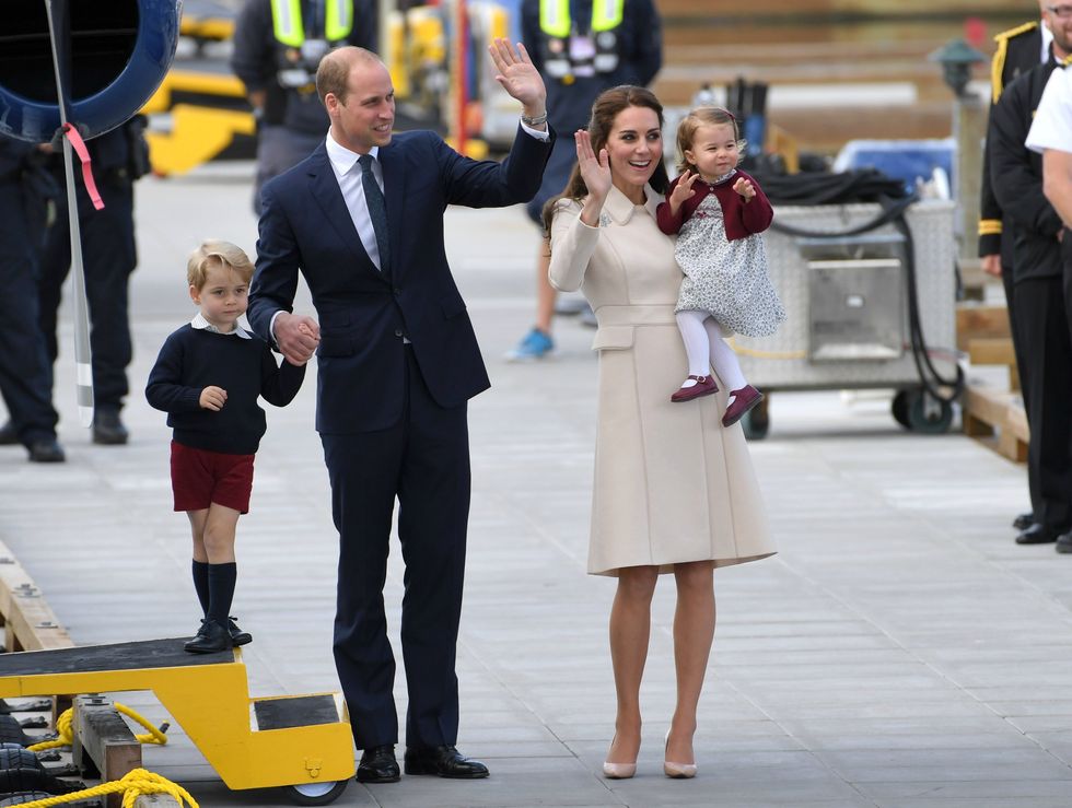 Royal tour of Canada -- Duke and Duchess of Cambridge with Prince George and Princess Charlotte