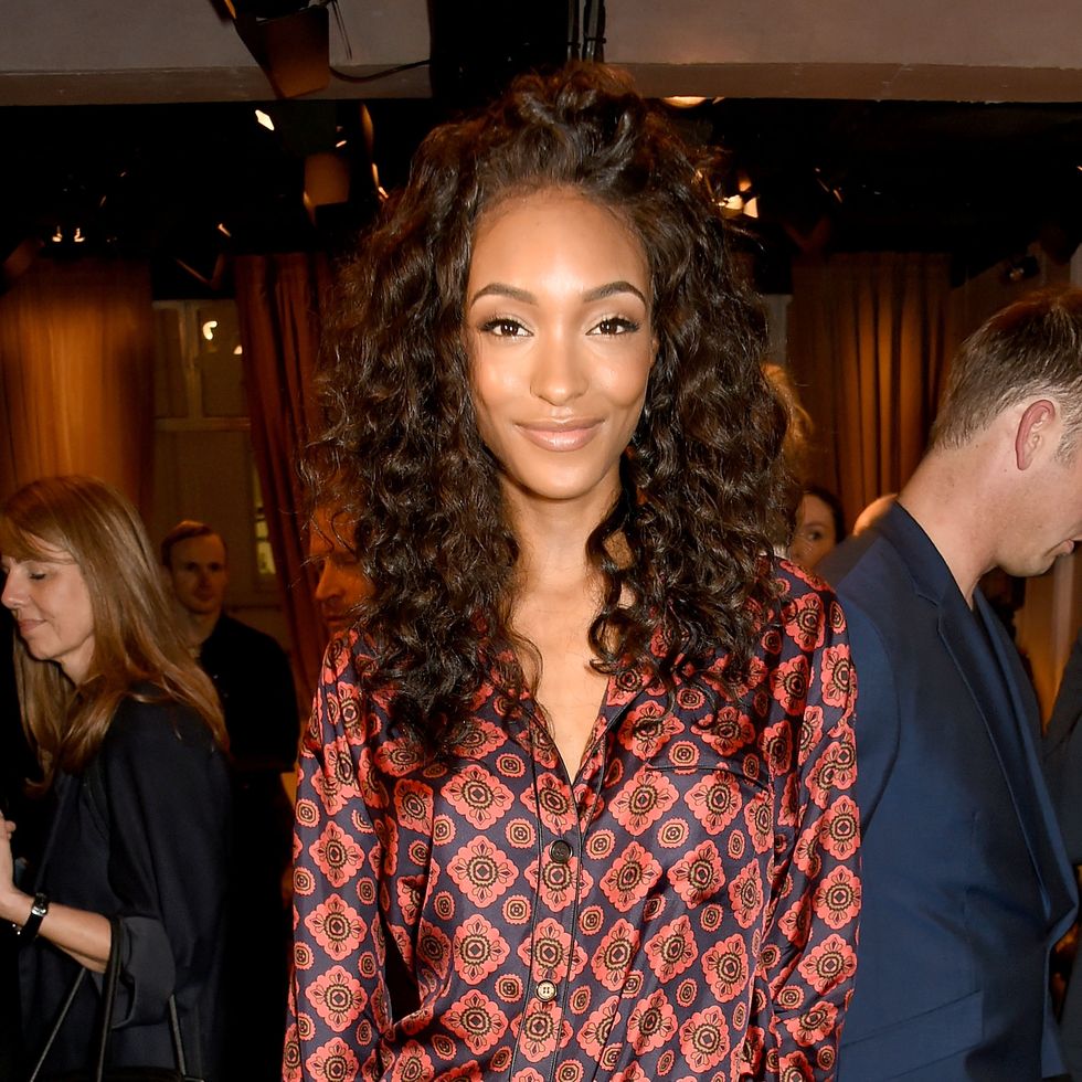 LONDON, ENGLAND - SEPTEMBER 19:  Jourdan Dunn wearing Burberry at the Burberry September 2016 show during London Fashion Week SS17 at Makers House on September 19, 2016 in London, England.  (Photo by David M. Benett/Dave Benett / Getty Images for Burberry)