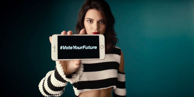 Kendall Jenner wants you to vote in the Presidential election