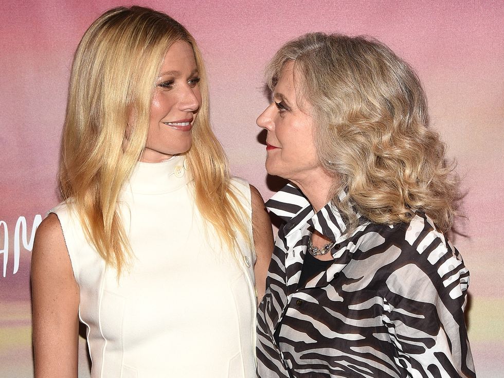 Gwyneth Paltrow with her mother, Blythe Danner