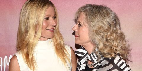 Gwyneth Paltrow with her mother, Blythe Danner