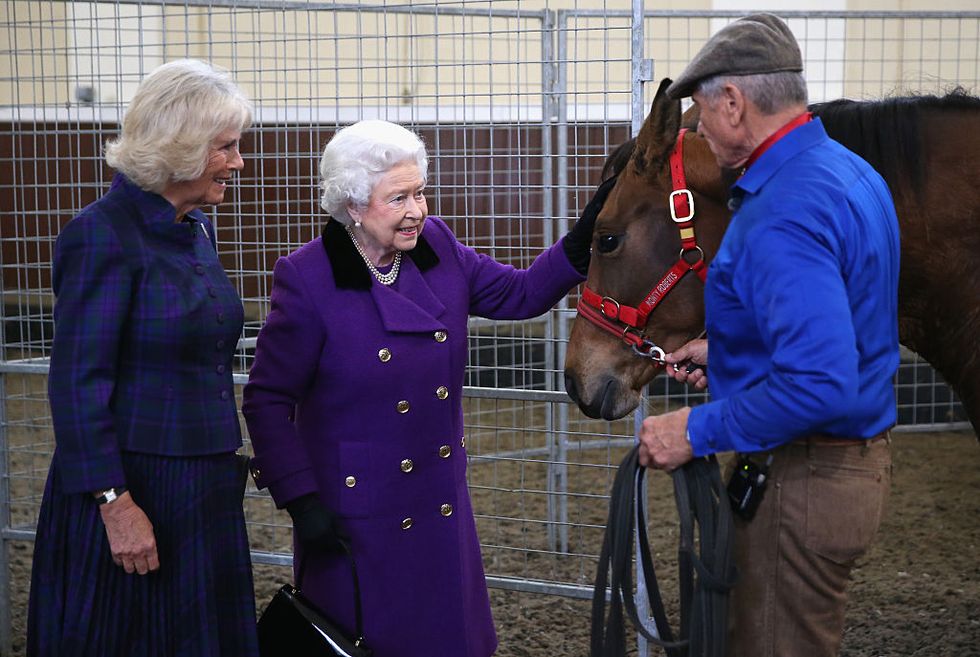 The Queen with Monty Roberts