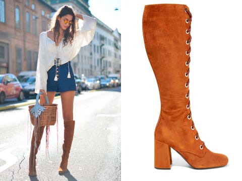 knee high boots in the summer