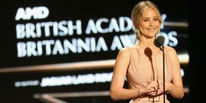 Jennifer Lawrence at the 2016 BAFTA Britannia Awards