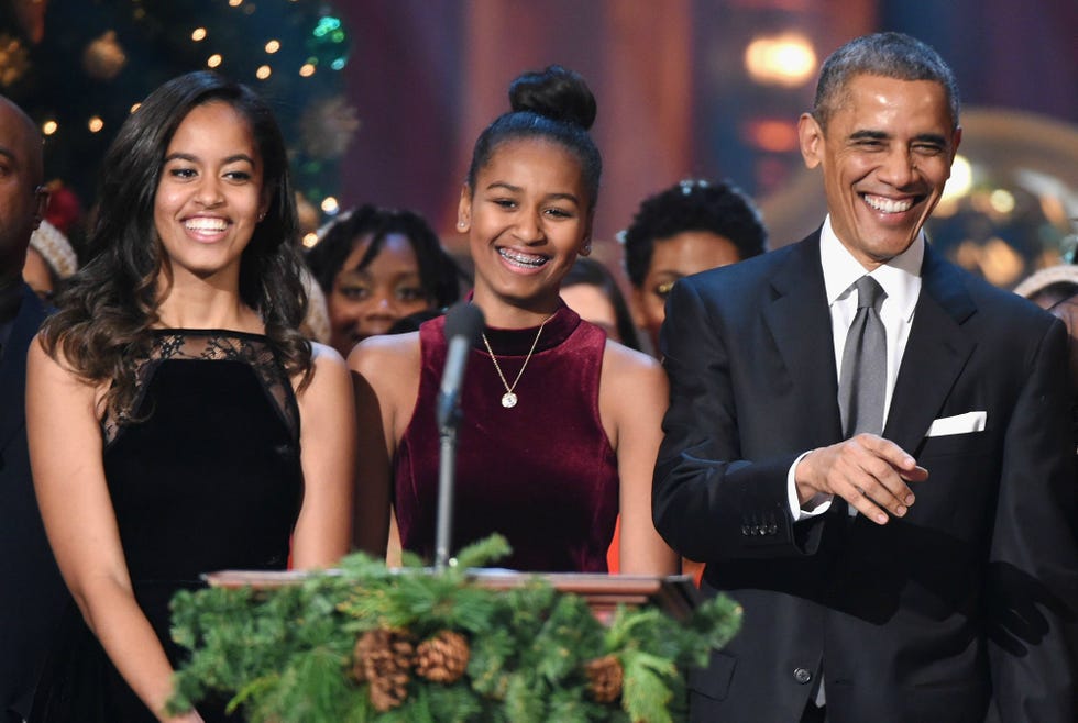 Malia and Sasha Obama