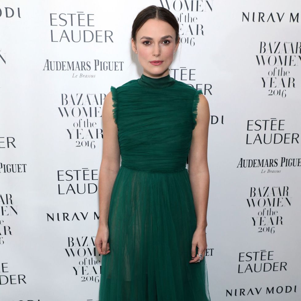 Keira Knightley at the 2016 Harper's Bazaar Women of the Year Awards