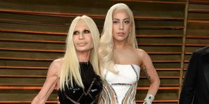 Donatella Versace and Lady Gaga