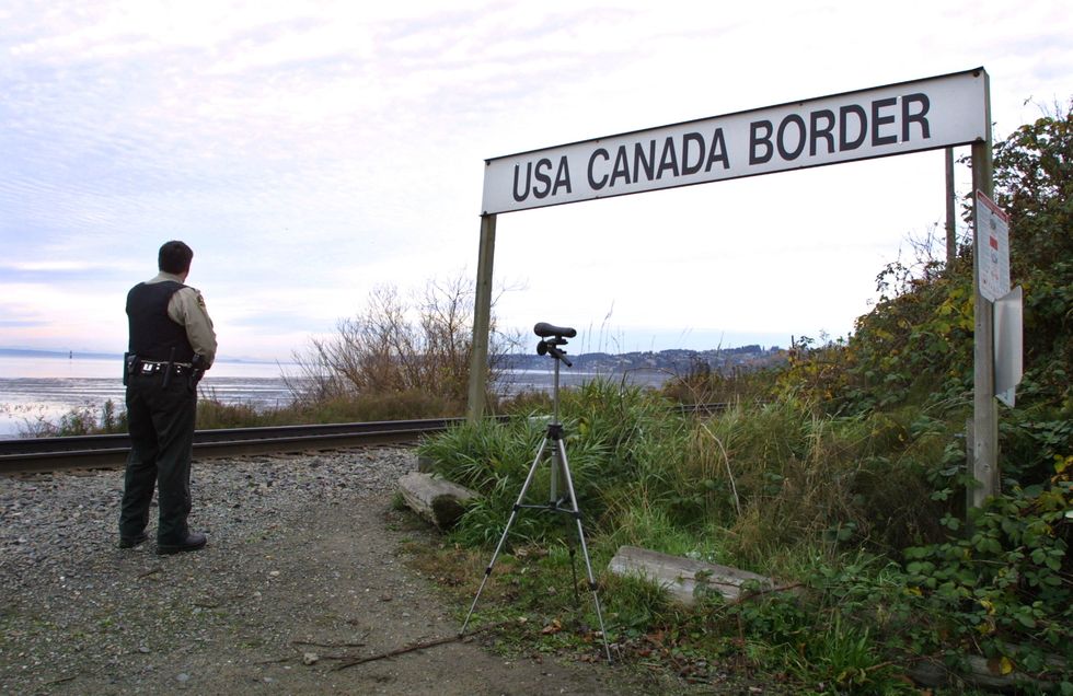 USA Canada border
