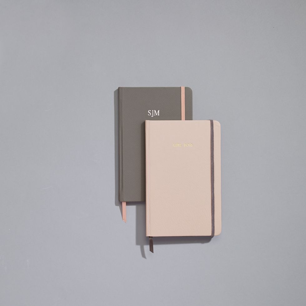 Studio Seed leather notebook from Not On The High Street
