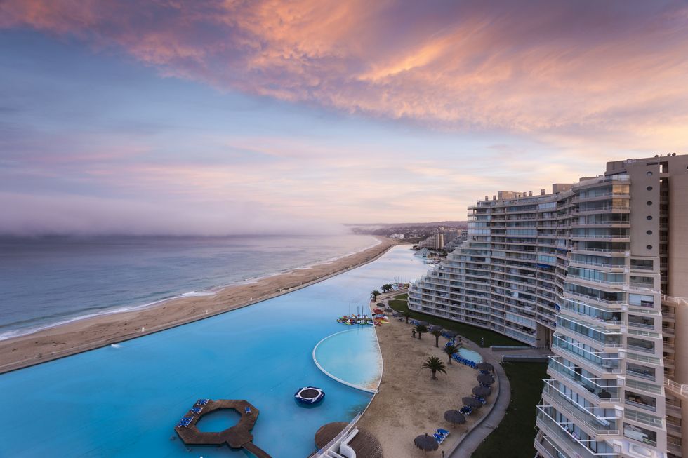The pool at San Alfonso del Mar in Chile