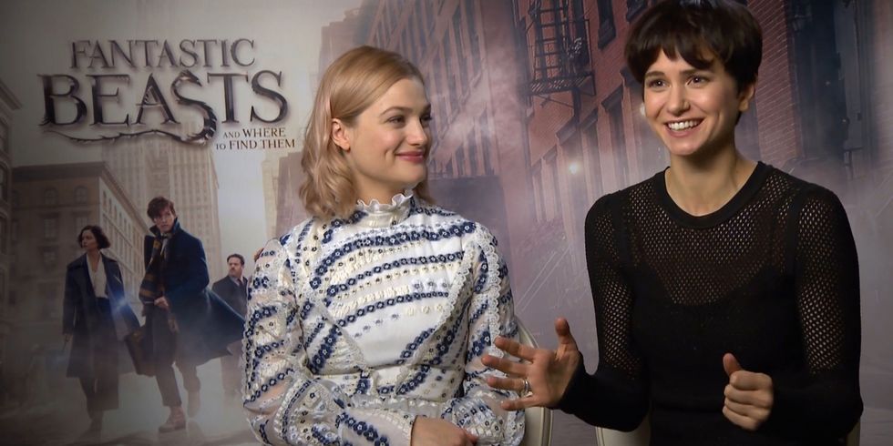 Fantastic beasts interview with Alison Sudol and Katherine Waterson