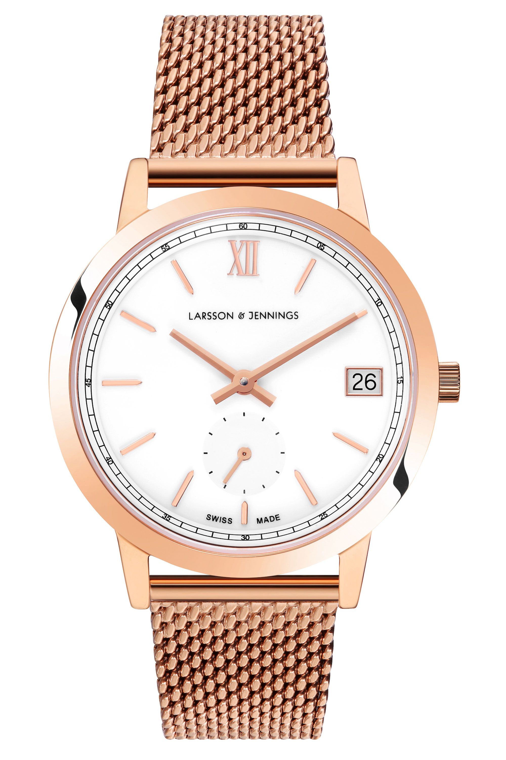 Larsson and jennings rose gold online watch