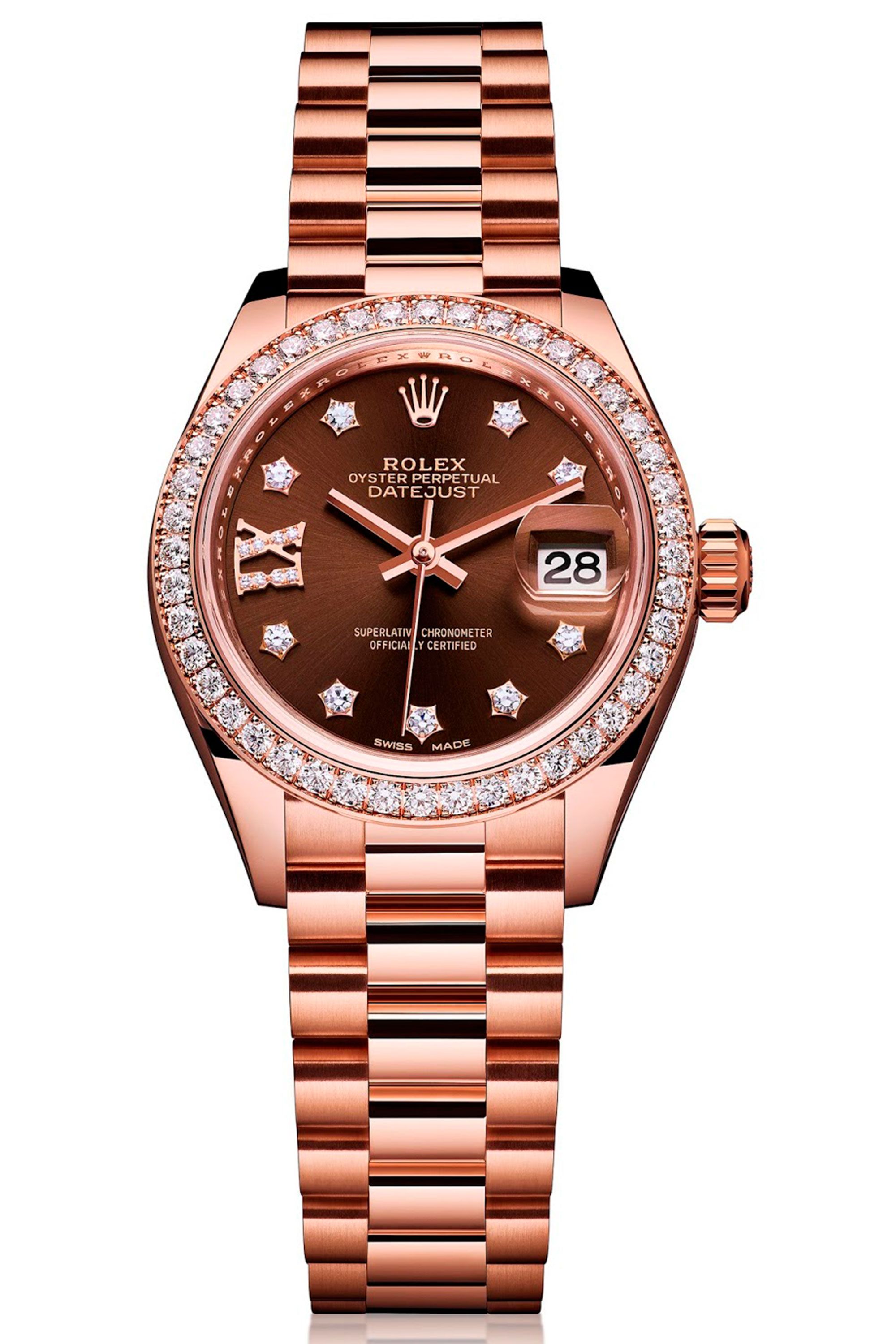 rolex women's rose gold watches