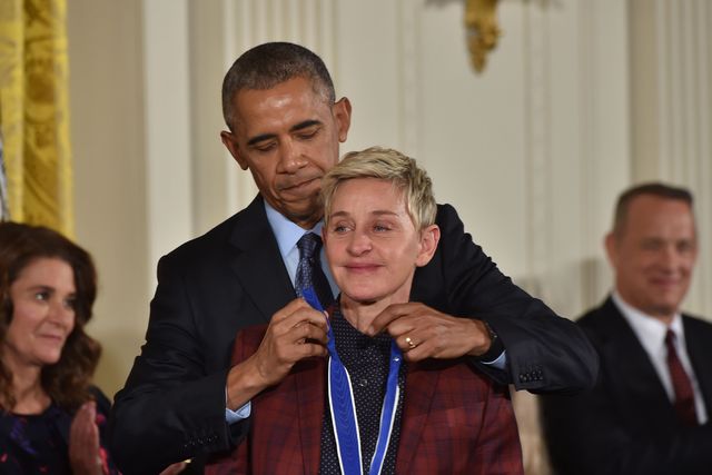 Ellen DeGeneres Barack Obama