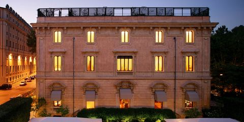 Window, Facade, Building, Evening, Mansion, Estate, Official residence, Palace, Hotel, Villa, 