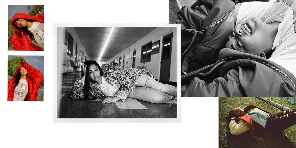 Human, Photograph, Elbow, Comfort, Photography, Collage, Model, Bed, Portrait photography, Coquelicot, 
