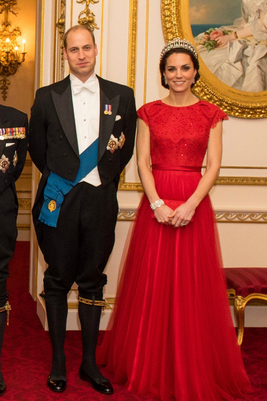 Duke and Duchess of Cambridge diplomatic reception Buckingham Palace