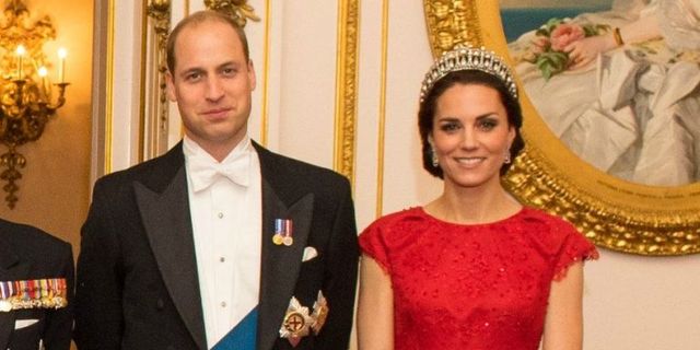 Duke and Duchess of Cambridge diplomatic reception Buckingham Palace