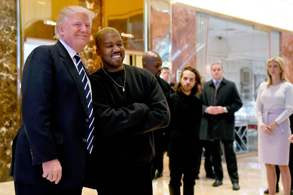 Donald Trump and Kanye West