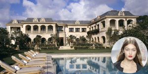 Reflection, Swimming pool, Real estate, Resort, Villa, Cumulus, Mansion, Estate, Outdoor furniture, Water feature, 