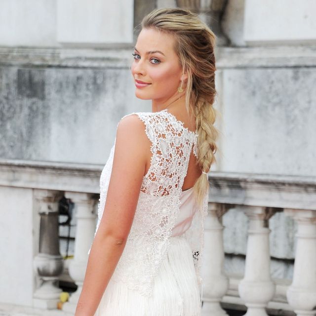 Margot Robbie wore her mother's wedding dress