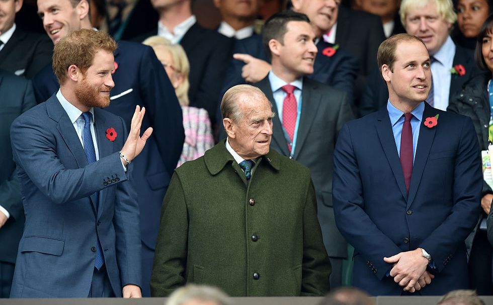 Prince Harry, Prince Philip, Prince William
