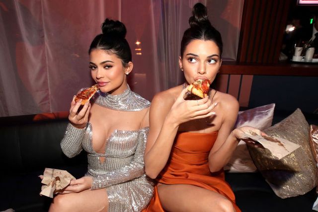 Kendall and Kylie at the Golden Globes after party