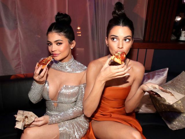 Kendall and Kylie at the Golden Globes after party