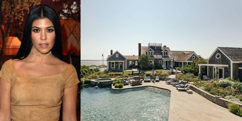 <p>Sometimes, you need a vacation from a vacation. After celebrating daughter Penelope's fourth birthday in the Bahamas, Kourtney Kardashian headed to this luxe Nantucket <a href="https://www.airbnb.com/rooms/13896701" target="_blank">rental</a>  – ex Scott Disick in tow. The $6,628 per night Airbnb boasts access to a private beach, pool, and in-home theater.</p>