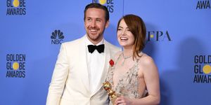 Ryan Gosling and Emma Stone win at the 2017 Golden Globes