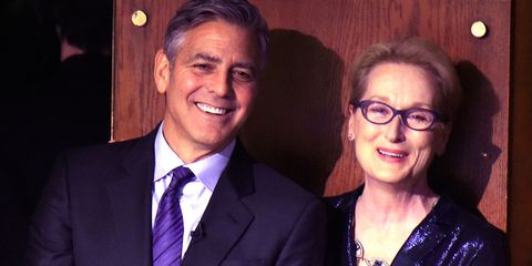 Meryl Streep and George Clooney