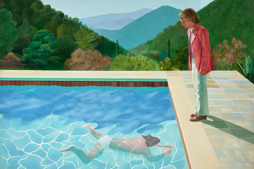 David Hockney Portrait of an Artist (Pool with Two Figures) 1971 Private Collection© David Hockney