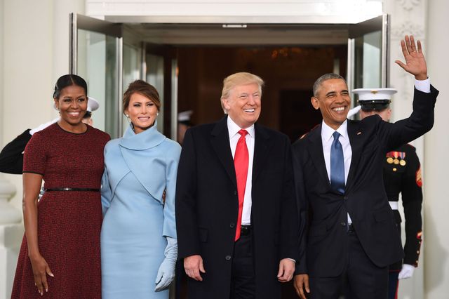 Michelle Obama Barack Obama Donald Trump Melania Trump