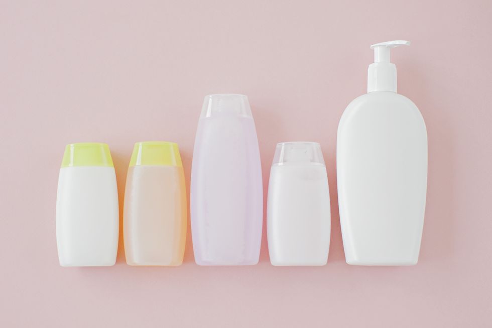 Product, Liquid, Fluid, Peach, Pink, Plastic bottle, Orange, Bottle, Plastic, Drinkware, 