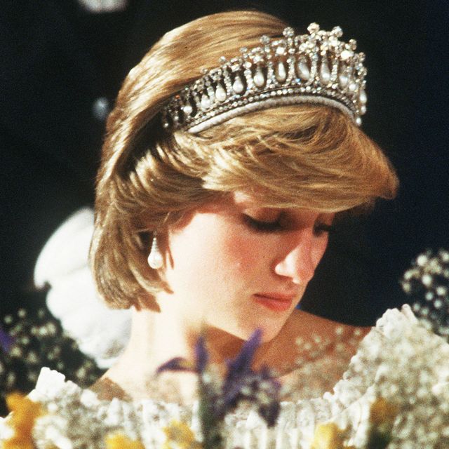 Diana, Princess of Wales at a dinner in Canada in 1983