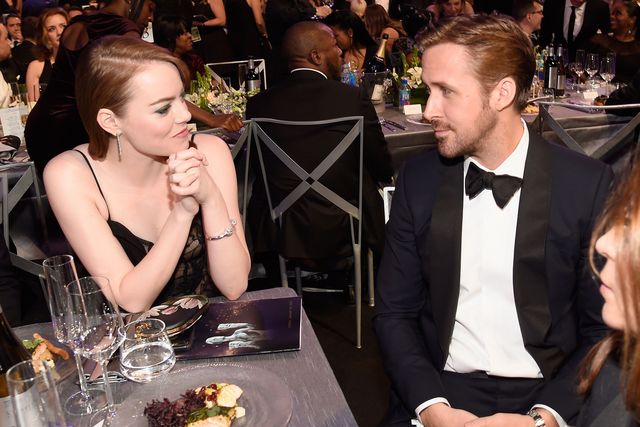 Emma Stone and Ryan Gosling at the 2017 SAG Awards
