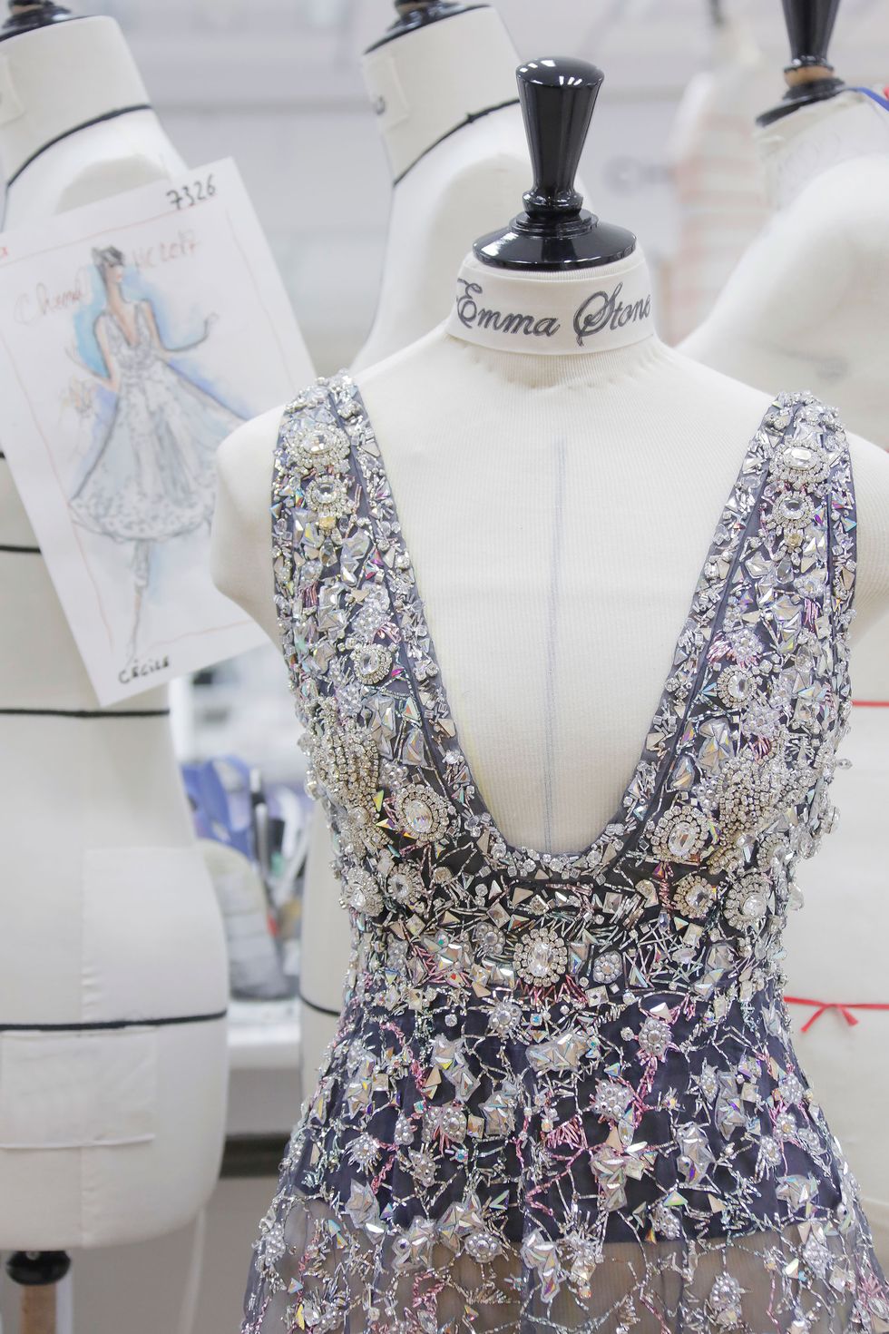 Emma Stone's Chanel BAFTA dress drouser