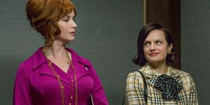 Peggy and Joan in Mad Men