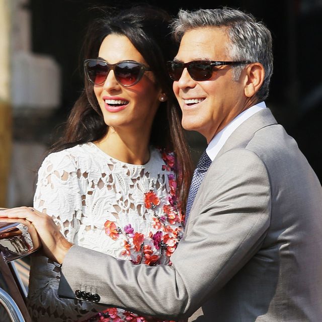 Amal and George Clooney in Venice | ELLE UK