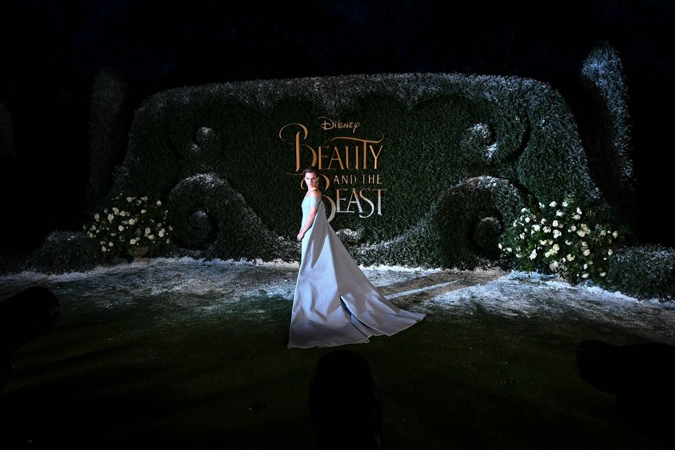 Emma Watson Beauty and the Beast UK premiere dress