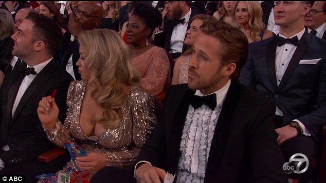 Ryan Gosling and Sister at the oscars