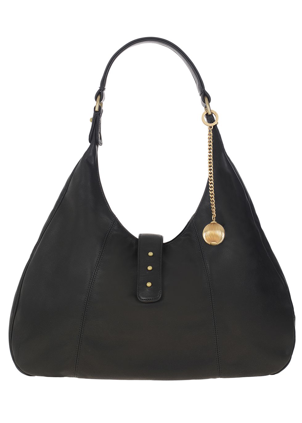 Handbag, Bag, Shoulder bag, Black, Hobo bag, Fashion accessory, Leather, Fashion, Material property, Font, 