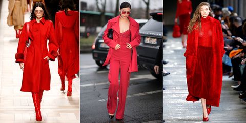 Red fashion trend