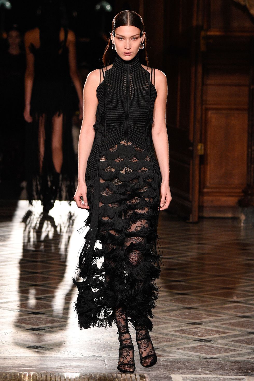 Bella Hadid on the Givenchy catwalk