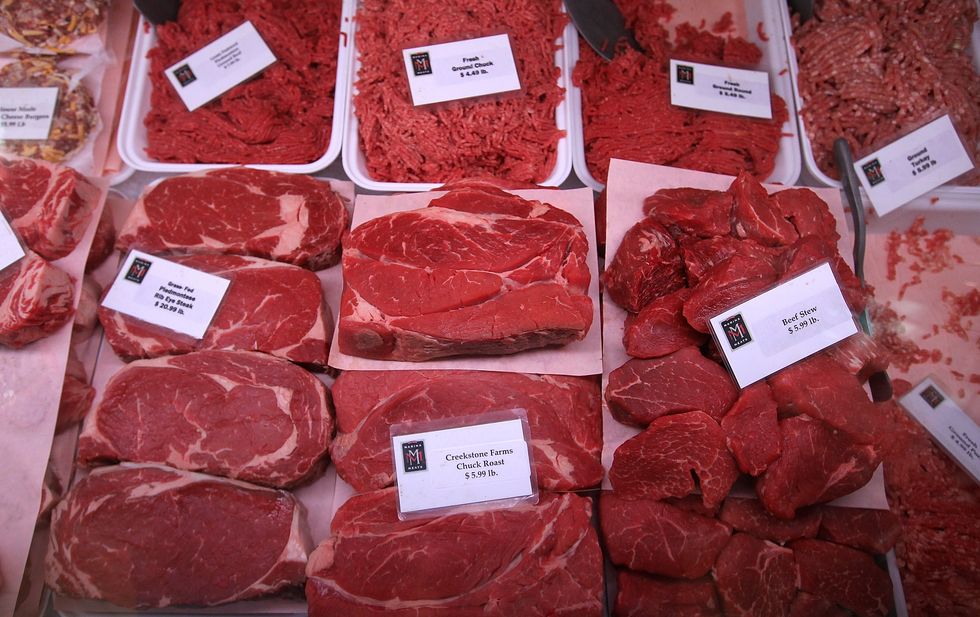 Food, Beef, Ingredient, Red meat, Animal product, Animal fat, Meat, Flesh, Ostrich meat, Pork, 
