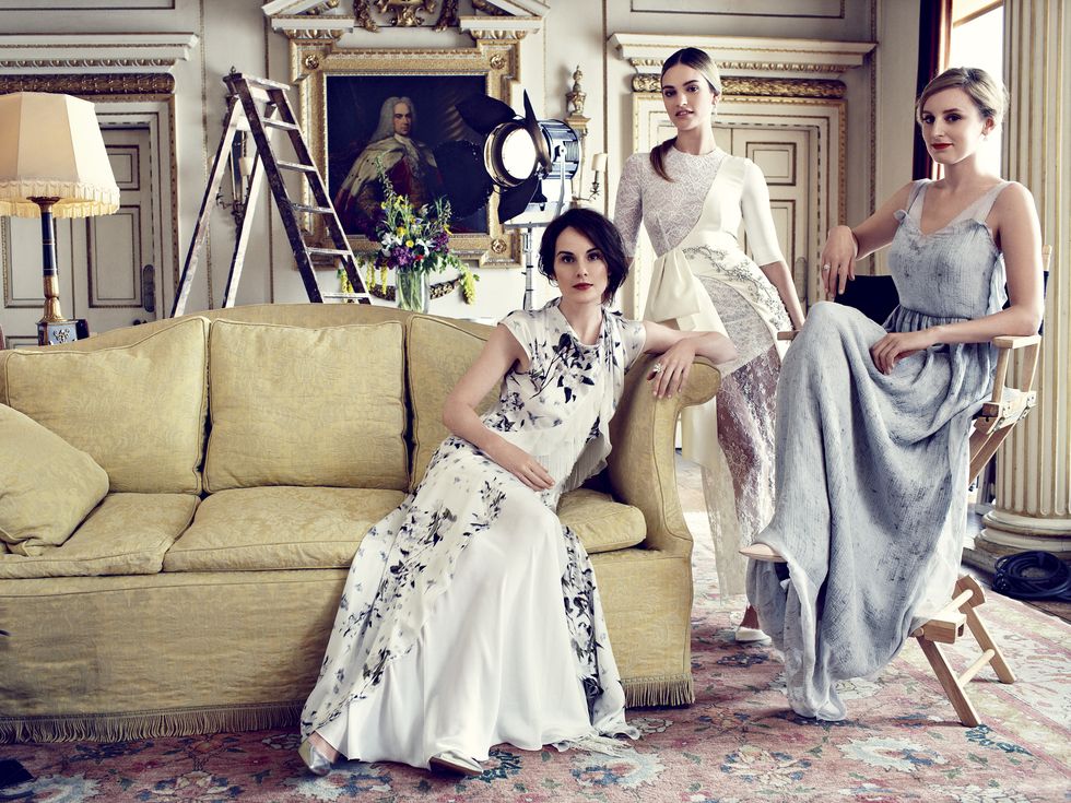 Downton Abbey cast in Harper's Bazaar