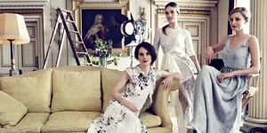 Downton Abbey cast in Harper's Bazaar