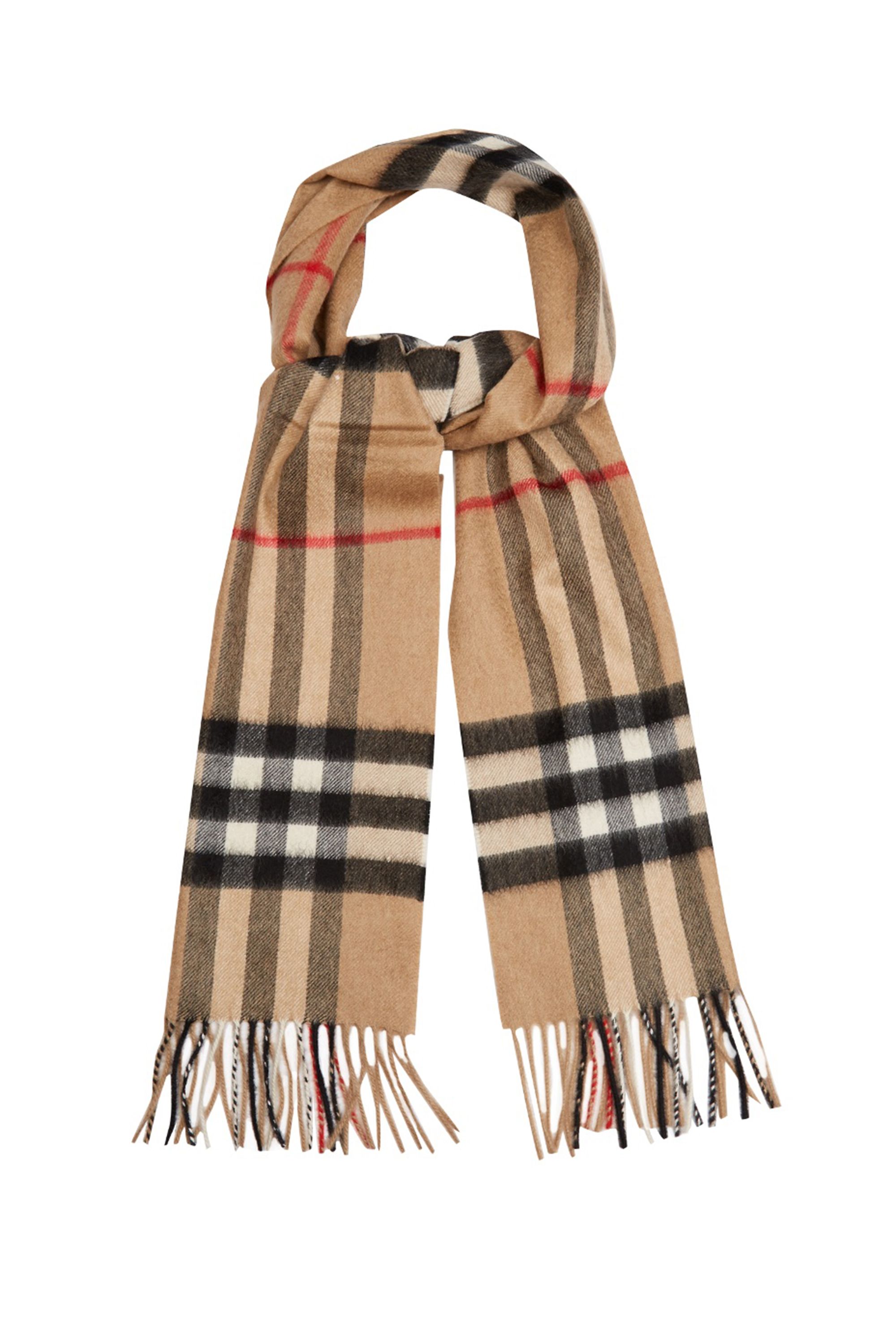iconic burberry scarf