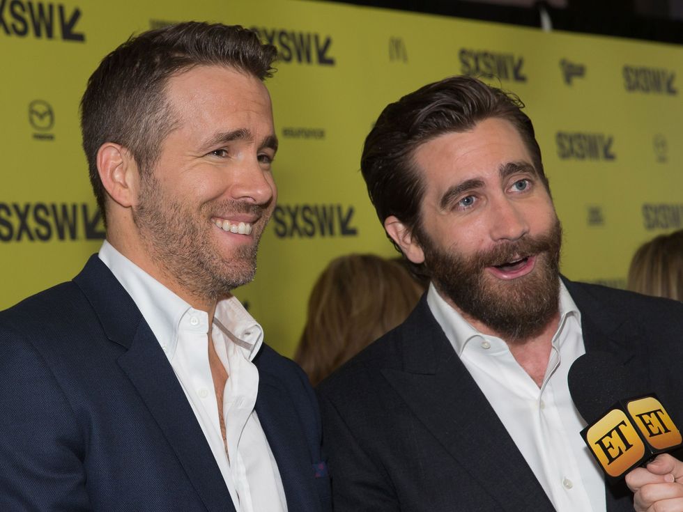 Jake Gyllenhaal with Ryan Reynolds
