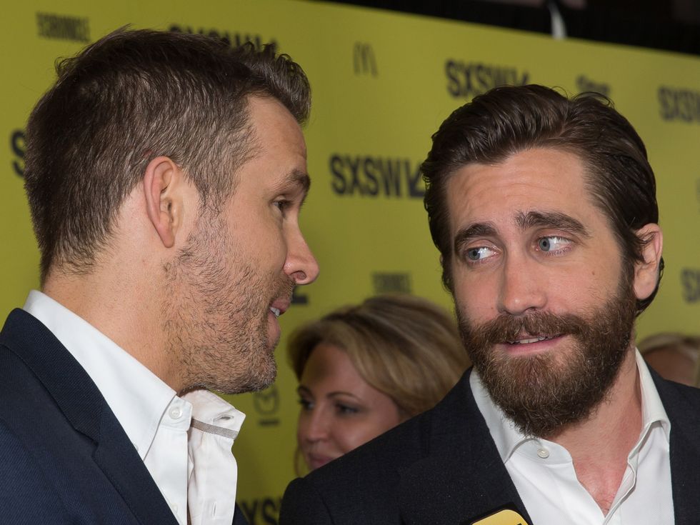 Jake Gyllenhaal with Ryan Reynolds